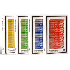 48Pcs Microscope Slides Plastic Clear Prepared Slides with Category Label /♪ picture