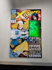 Marvel Comics X-Force #25 1993 Holo Card COVER CABLE Bagged And Boarded picture