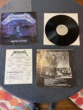 METALLICA Ride The Lightning LP 1984  1st Press MRI-769 Slayer Exodus Megadeth picture