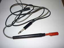 VINTAGE MUELLER ELECTRIC AC DC ALLIGATOR CLIP PROBE WITH PHONO JACK picture