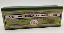 Eli Lilly A-33  Diphtheria Antitoxin Box 1935 Empty picture