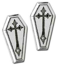 Coffin Buttons (6) Tin Alchemy Gothic picture
