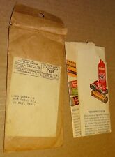 1930s Beech-nut gum mailer with Chandu Chinese Coin Trick Instructions (no coin) picture