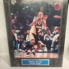 Signed Reggie Miller Picture. Has NBA Official 3d Seal On The Bottom Corner  picture