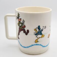 Vintage DEKA 1970s WALT DISNEY WORLD Parade Souvenir Handled Cup WDW Plastic Mug picture