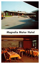 Vicksburg MS Mississippi Magnolia Motor Hotel Multi-View Chrome Postcard picture
