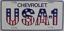 USA-1 Chevy License Plate picture