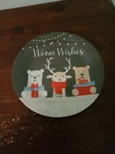 Warm Wishes Christmas Plate By Maud Borup picture