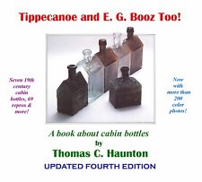 Tippecanoe & E. G. Booz Too book Old Cabin Whiskey bottle Clevenger Bitters picture
