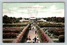 St Louis MO, Opening Day At Shaws Garden, Missouri c1908 Vintage Postcard picture