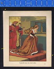 Cinderella At the Ball Hears the Clock Strike - 1867 Routledge Chromolithograph picture
