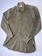 WW2 All Wool U.S Army Officers Regulation Shirt TATTERED True Fit picture