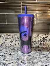 Starbucks halloween 2020 black cat moon stars purple 24 oz venti tumbler new picture