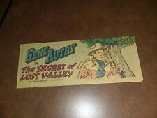 GENE AUTRY 1950 SECRET OF LOST VALLEY QUACKER OATS GIVE AWAY mini comic promo picture