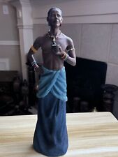Rare Seymour Mann African Majesty Hand Crafted Sculpture African American Statue picture