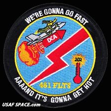 USAF 461st FLIGHT TEST SQ -F-35-DEFENSIVE COUNTER AIR-Edwards AFB-ORIGINAL PATCH picture