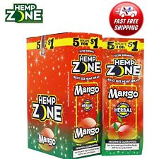 H. Zone Organic Natural Herbal Wrap MANGO Full Box 15/5CT - 75 Wraps Total picture