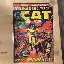 Beware The Claws Of The Cat #1 1972 Bronze Age picture