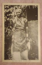 Trinidad B.W.I. East Indian Woman Nose Piercing (1939) RPPC Postcard NM-  picture