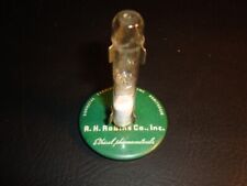 Circa 1950s R. H. Robins Pharmaceuticals Hour Glass Paperweight picture