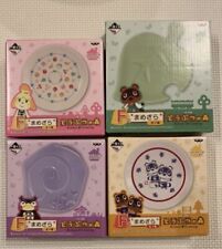 Banpresto Animal Crossing Shizue Ichiban kuji F Mamezara Japanese mini plate set picture