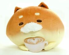 Furyu Yeast Ken Mustache Cafe Shibakoppe Bread Shiba Inu Dog Cute Squishy Plush picture