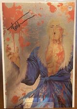 Codename Ric Flair #1 Battle Damage FOIL Variant SIGNED by Tyler Kirkham COA picture