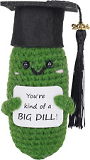 2024 Graduation Gift Emotional Support Pickle, Graduation Hat Unique 4.73' X 1.9 picture