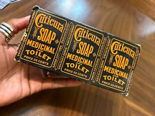 1930 Vintage Potter Drug Chemical Corp Cuticura Bath Soap Box Of 3 Unopened picture