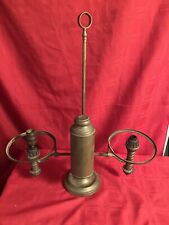 Antique Manhattan Brass Co. Double Armed Student Lamp 'RARE DESIGN' picture