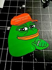 PEPE Meme Coin Decal - Tumbler Sticker  The Frog Meme Crypto PEPÉ Jam Parody Jdm picture