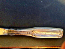 silver butter knife marked 'Hotel Continental' Chicago picture