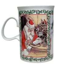 4” Dunoon Victorian Santa St Nick Christmas Cup Mug England picture
