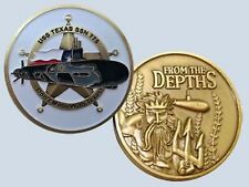 NAVY USS TEXAS SSN-75 FROM THE DEPTHS CHALLENGE COIN picture