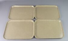 4 Vintage Cambro 15-3 Camtray Beige Cafeteria Lunch Tray 16x12 NSF picture