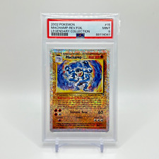 PSA 9 Machamp - Reverse Holo - 15/110 Legendary Collection - Pokemon Card - MINT picture