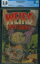 Weird Mysteries #5 CGC 3.0 Classic Brain Cover Pre-Code Horror Baily Wolverton picture