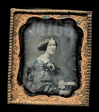 1/6 Daguerreotype Pretty Woman Braid in Hair Possible Relative of ALVIN ADAMS picture
