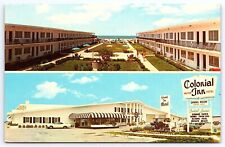 Vintage Postcard Colonial Inn Building Beach Resort Gulf Boulevard Florida FL picture