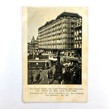 Postcard California San Francisco CA Palace Hotel Earthquake Pre-1907 Unposted picture