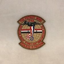 Vintage ORIGINAL US Air Force C-5A 'PATRIOT WING' Desert Storm Embroidered Patch picture
