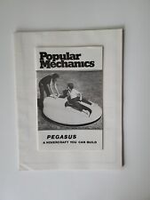 Popular Mechanics Tri Flyer Pegasus Hovercraft Blueprints Manual picture