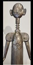 Vintage Pierre The Sommelier Hand Crank Wine Cork Screw Silver Plate picture
