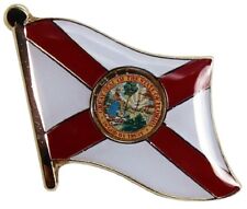 Florida Flag Lapel Hat Pin FAST USA SHIPPING picture