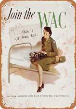 Metal Sign - 1943 Join the Women's Army Corps - Vintage Look Reproduction picture