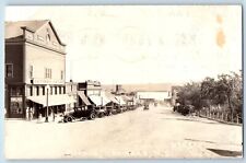 Kenmare ND Postcard RPPC Photo Central Avenue Cars JC Penny Company 1932 Vintage picture