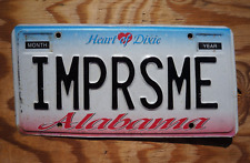 Alabama Vanity License Plate - IMPRSME - Impress Me picture