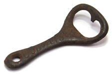 Budweiser Cast Iron A.B.B.A. Antique/Vintage Handheld Metal Bottle Opener picture