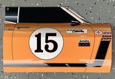 WOW 1970 Parnelli Jones Ford Mustang Boss 302 Trans Am Series Door Style Sign picture