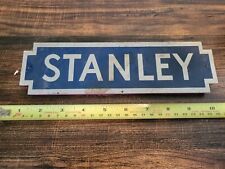 Vintage Stanley Tools Sign Tin picture